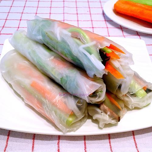 米紙春卷的做法