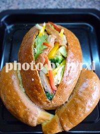 圣誕烤雞面包的做法步驟15