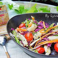 嫩煎魚(yú)柳沙拉#丘比沙拉汁#的做法圖解9