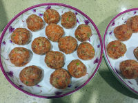 炸胡蘿卜豬肉丸的做法步驟12