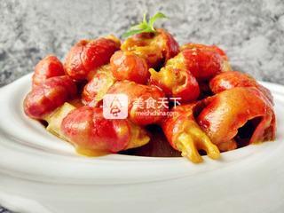 咖喱小龍蝦的做法步驟:9