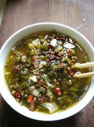 酸菜米線的做法步驟:10