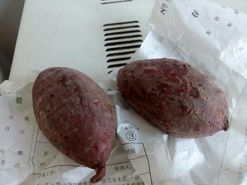 微波爐烤紫薯的做法