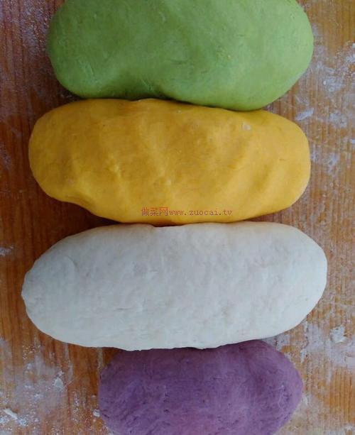 彩色玫瑰花卷的做法