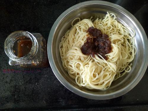 XO醬撈面的做法
