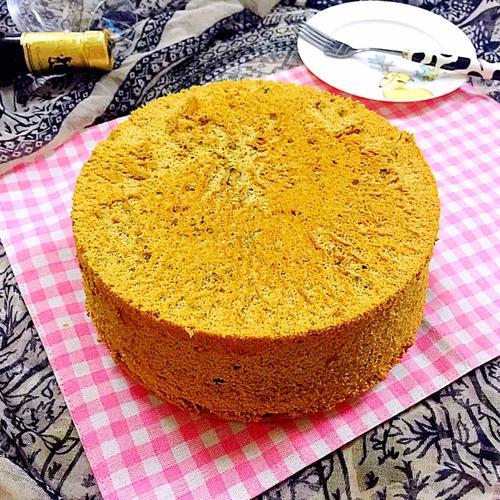 抹茶戚風(fēng)蛋糕~八寸