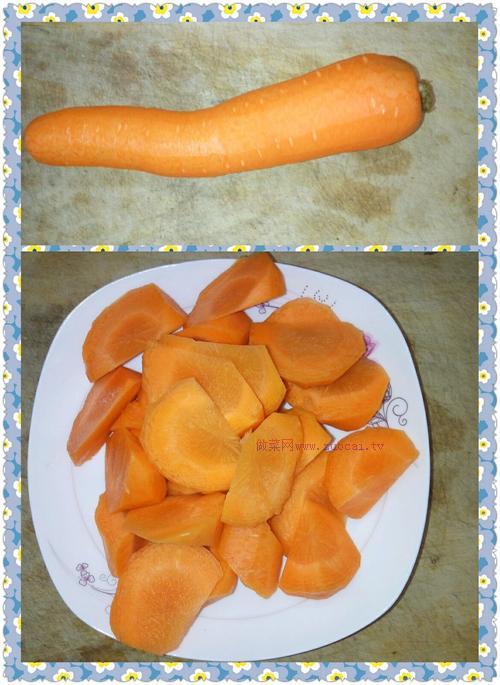 紅蘿卜開花饅頭的做法