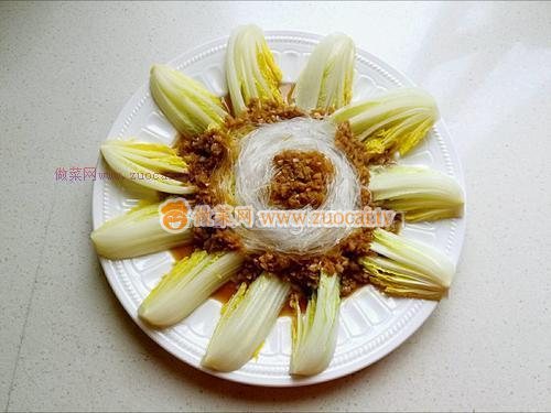 蒜蓉粉絲蒸娃娃菜的做法