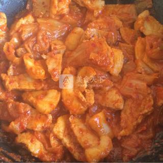 辣白菜五花肉的做法步驟:5