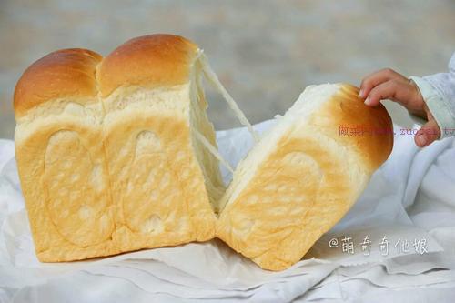 鮮奶土司(老面法)的做法