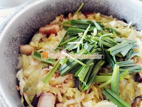 卷心菜燜飯(電壓鍋版)的做法