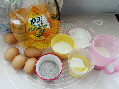 黑米燙面戚風(fēng)的做法