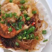 momscook~蒜蓉粉絲蒸扇貝~粵式海鮮~滋陰補腎和胃調(diào)中的做法圖解8