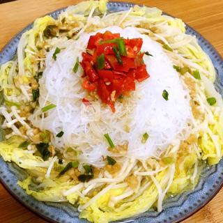 蒜蓉粉絲蒸娃娃菜的做法步驟:10