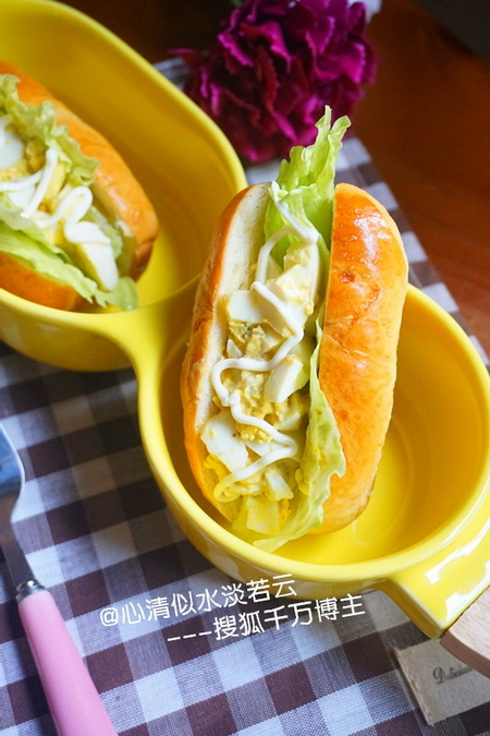 雞蛋醬夾心面包的做法