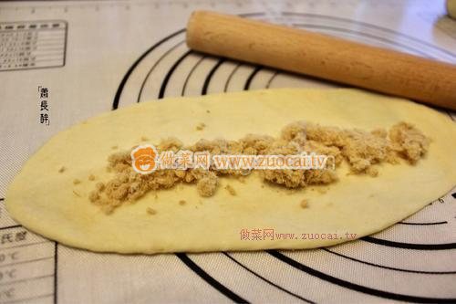 蔥香肉松排包的做法