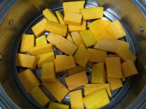 黃金球~南瓜芝麻球的做法