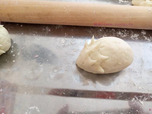 小刺猬包(香菇豬肉)的做法