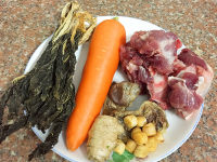 瑤柱陳腎煲菜干的做法步驟1