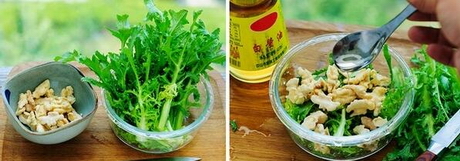 涼拌鮮核桃仁的做法步驟3-4