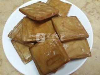香辣豆干的做法步驟：1