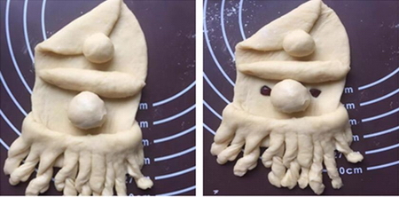 圣誕樹面包的做法步驟11-12