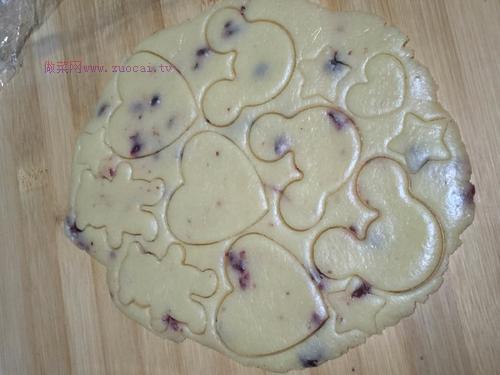 蔓越莓形狀餅干的做法