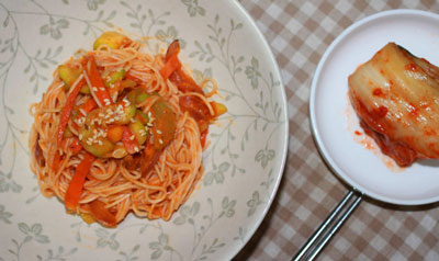 韓國辣拌面的做法，韓國辣拌面怎么做開胃爽口