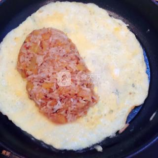 芝士南瓜蛋包飯的做法步驟:6