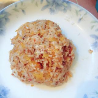 芝士南瓜蛋包飯的做法步驟:4