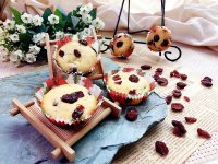 苺干酸奶蜂蜜馬芬的做法步驟14