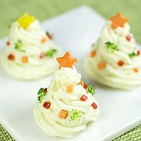 圣誕樹造型土豆泥的做法圖解12