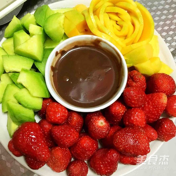 元?dú)鉂M滿水果餐~的做法