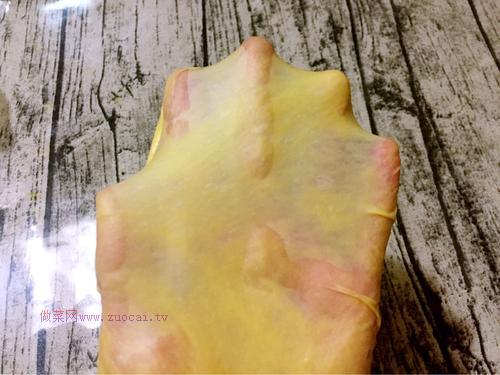 中種南瓜花環(huán)面包的做法