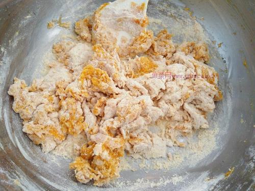 南瓜雜糧小花卷的做法