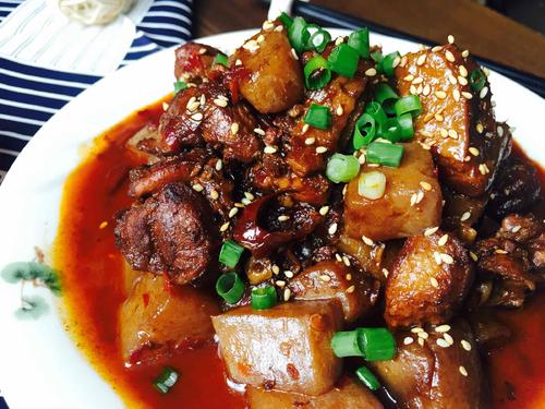 魔芋燒鴨的做法