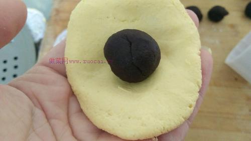 南瓜豆沙餡餅的做法