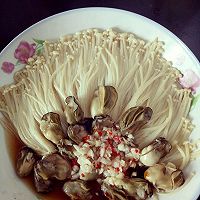 蠔肉金針菇 #方太蒸愛行動(dòng)#的做法圖解4