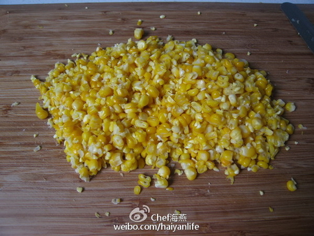 中式甜品玉米烙的做法步驟1