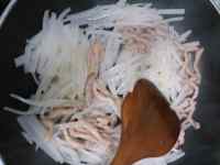 白蘿卜肉絲的做法步驟7