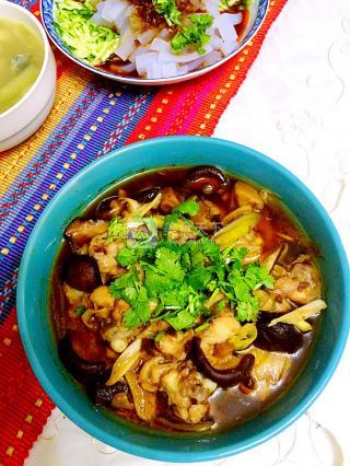 香菇蒸雞的做法步驟:11