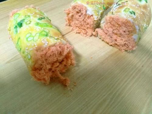 手工和面~自制肉松卷的做法