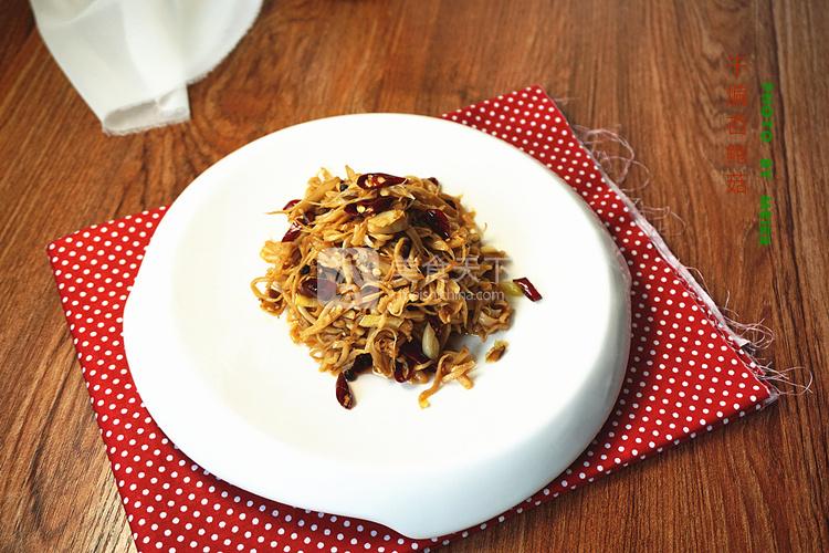 【干煸杏鮑菇】的做法