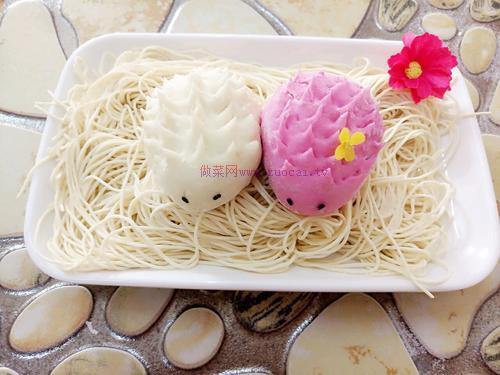 小刺猬包(香菇豬肉)的做法