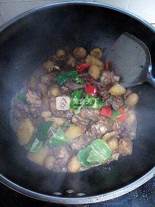 茶香栗子雞的做法步驟:13