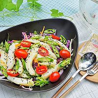 嫩煎魚(yú)柳沙拉#丘比沙拉汁#的做法圖解7