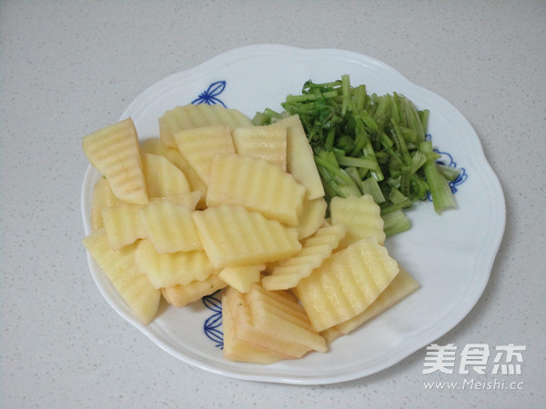 #九陽(yáng)炒菜機(jī)#香辣土豆牛肉片的做法