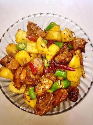 紅燒兔肉燜土豆的做法步驟:16