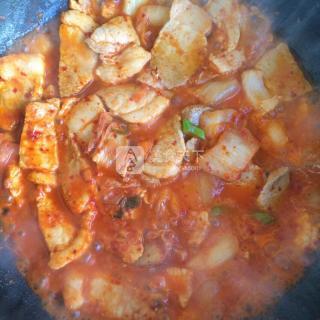 辣白菜五花肉的做法步驟:4