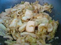 醬香卷心菜炒年糕的做法步驟9